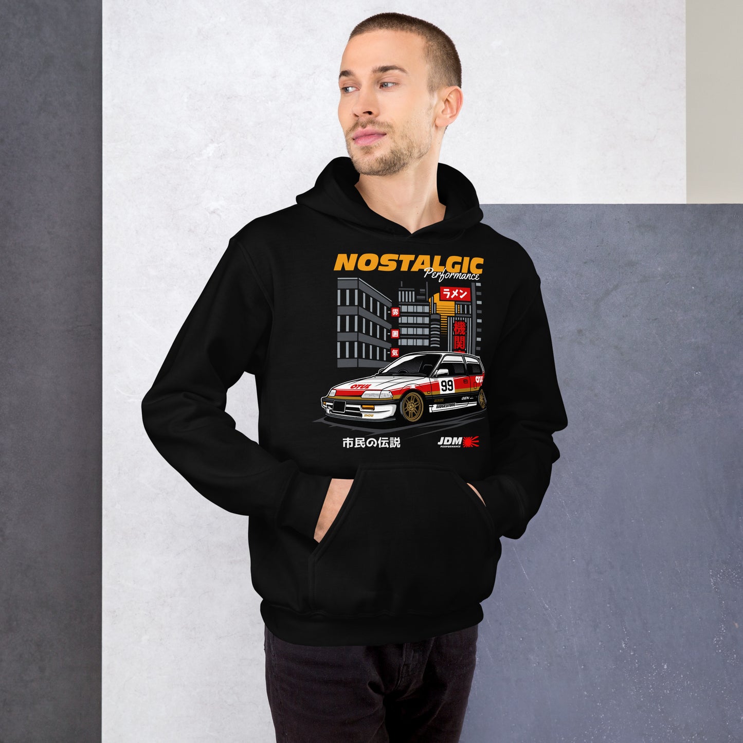 EF Nostalgic JDM performance import Unisex Hoodie