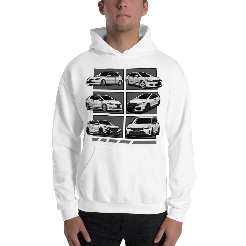 All Type R fk2 ek9 fd2 fl8 Hoodie - ShopKiamond