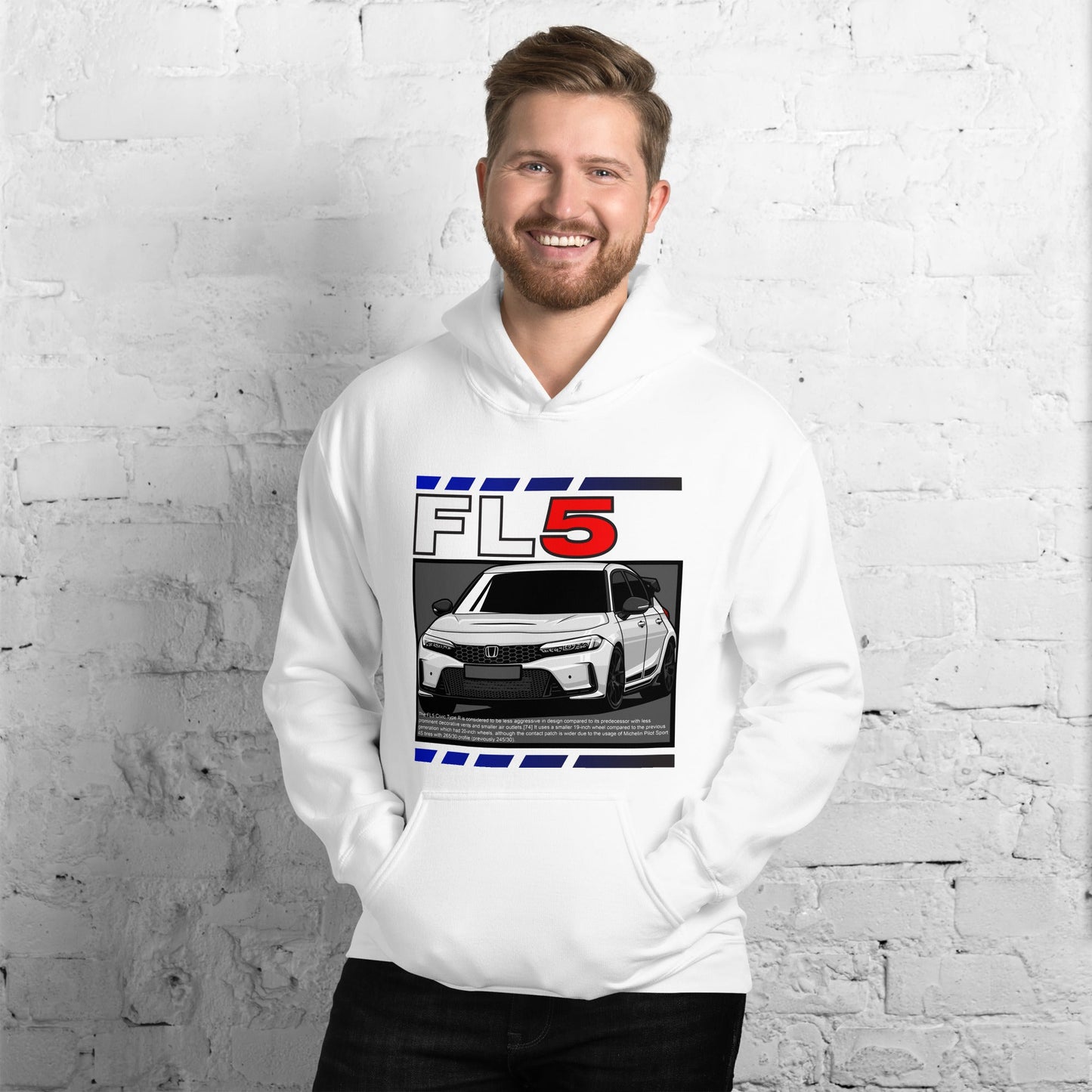 FL5 type R civic SI Unisex Hoodie - ShopKiamond