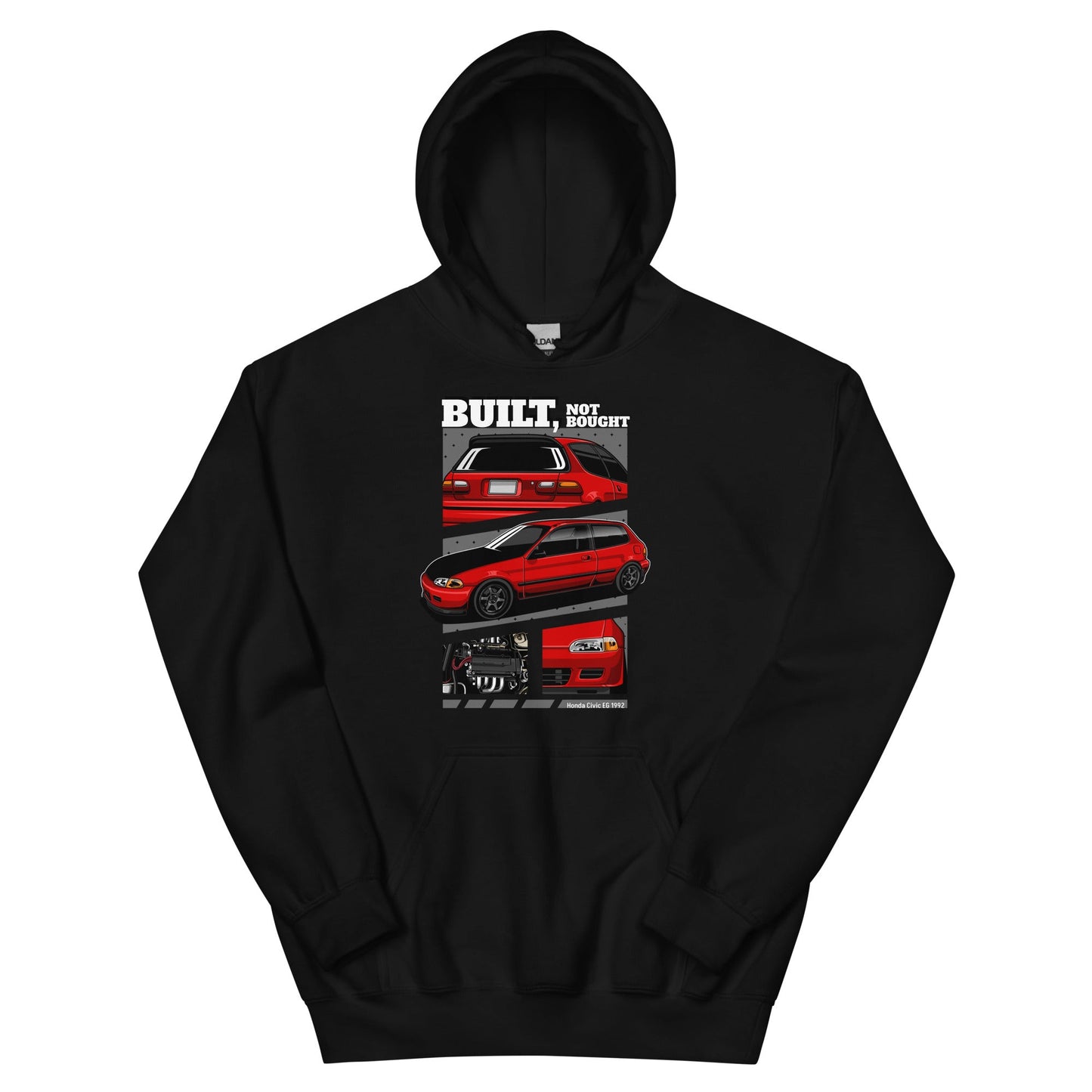 Honda Civic EG 1992 Hoodie hatchback - ShopKiamond