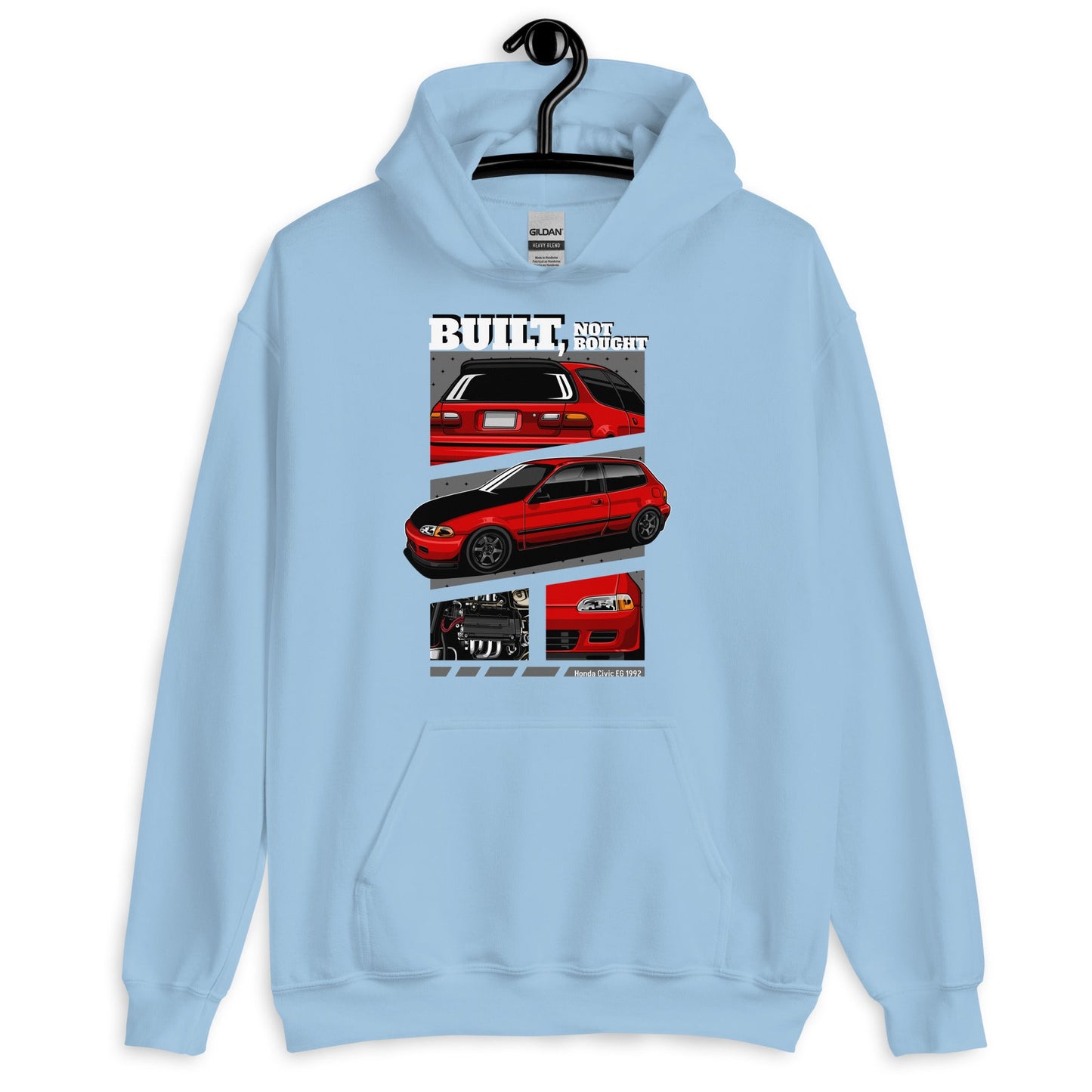 Honda Civic EG 1992 Hoodie hatchback - ShopKiamond