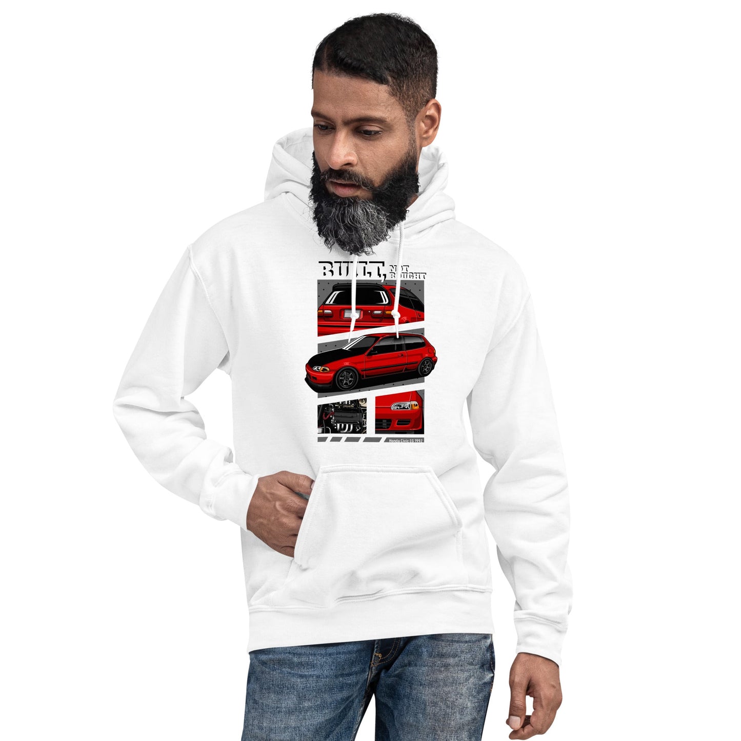 Honda Civic EG 1992 Hoodie hatchback - ShopKiamond