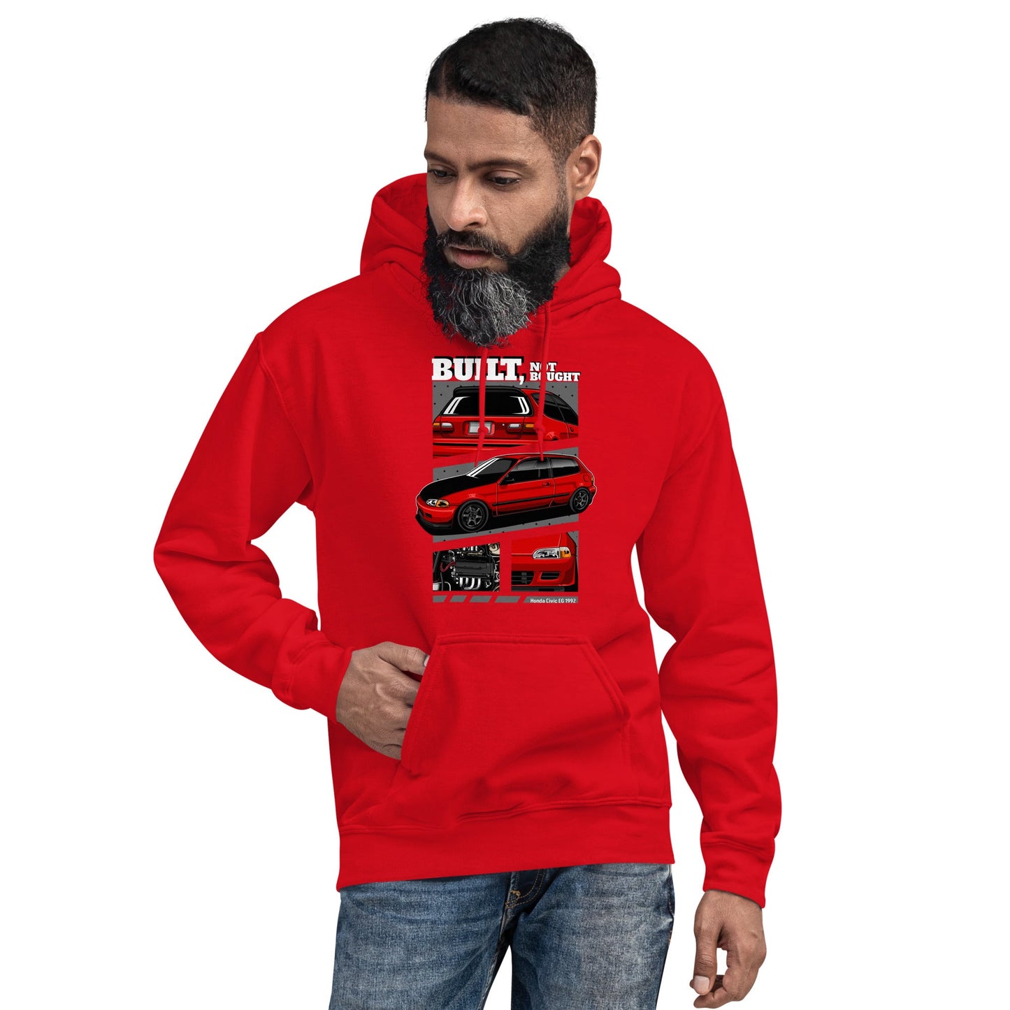 Honda Civic EG 1992 Hoodie hatchback - ShopKiamond