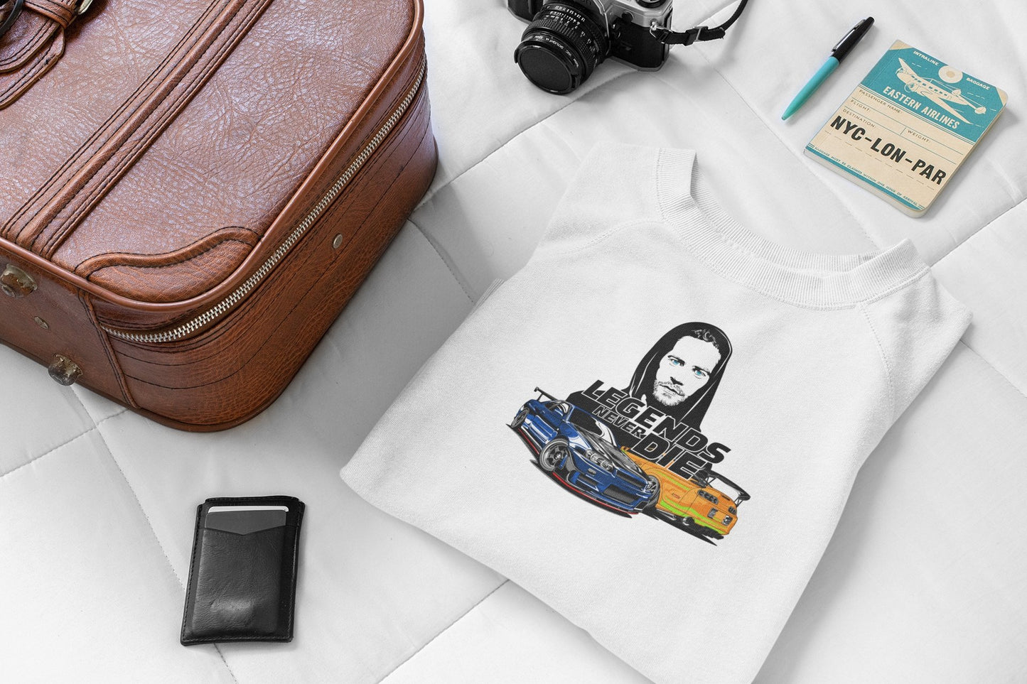 Paul Walker tribute t-shirt supra skyline - ShopKiamond