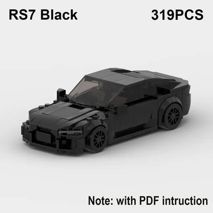 Speed r8 r7 rs6 rs7 Sports gt8 Car Building Blocks toy