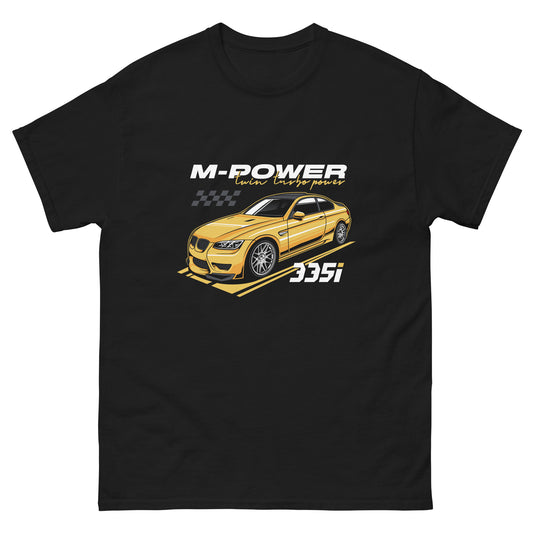 M-power EURO import auto classic tee t-shirt