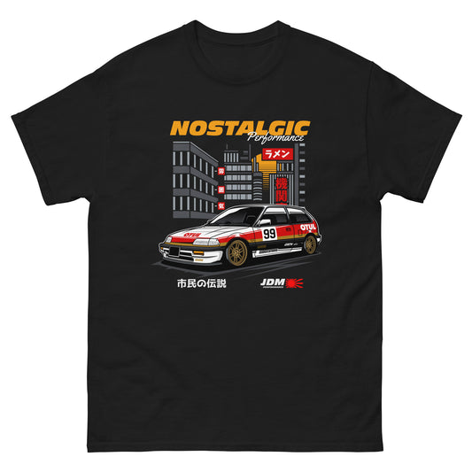 EF Nostalgic JDM performance import classic tee t-shirt