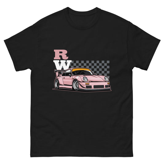 EURO japan drift king sport pink classic tee t-shirt