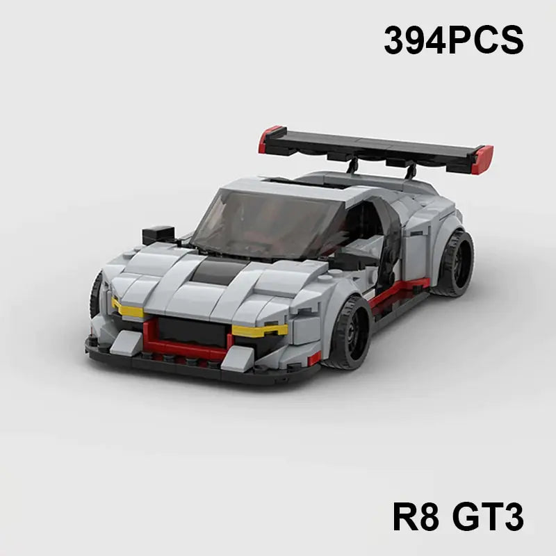 Speed r8 r7 rs6 rs7 Sports gt8 Car Building Blocks toy