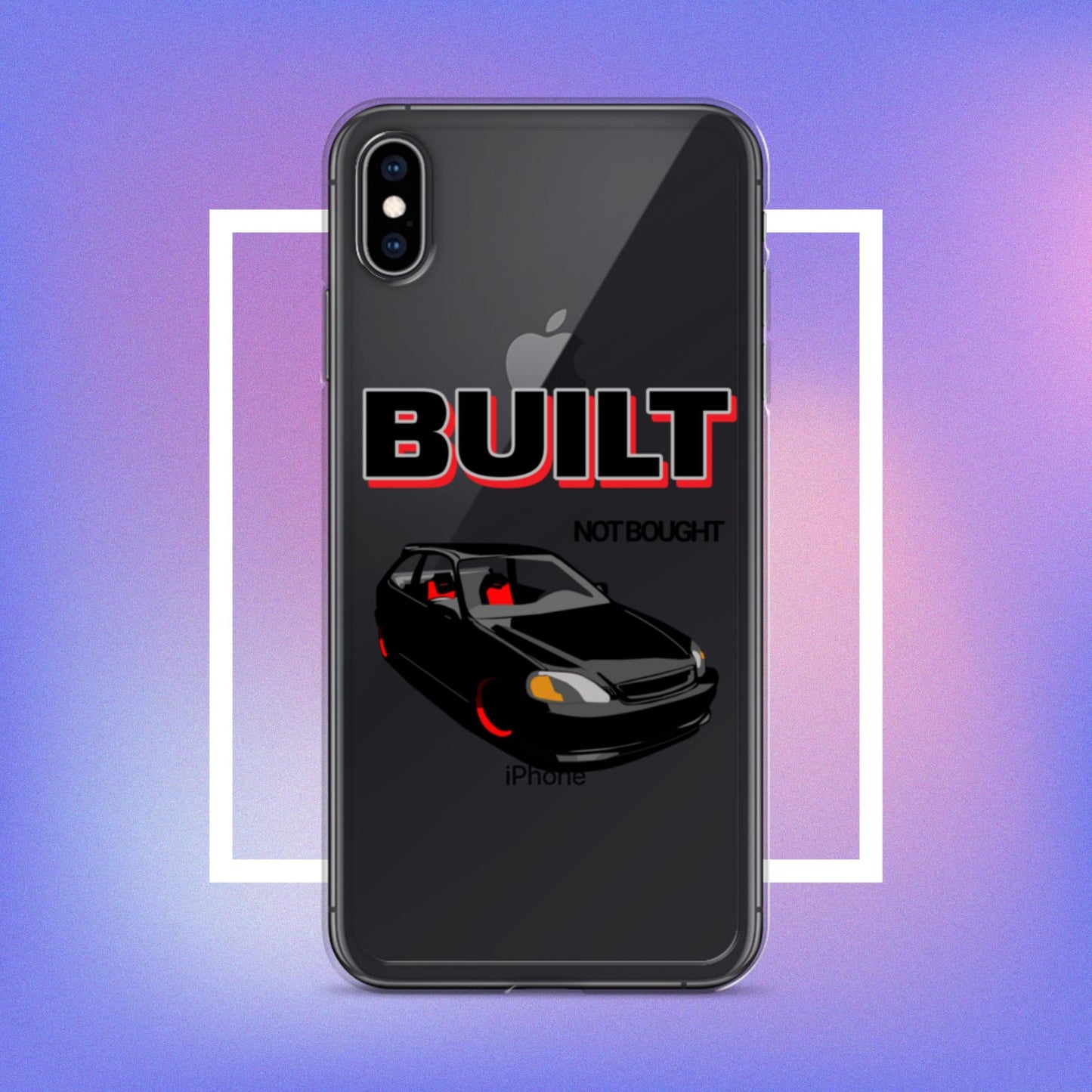 iphone Clear Case cover honda civic ek hatchback