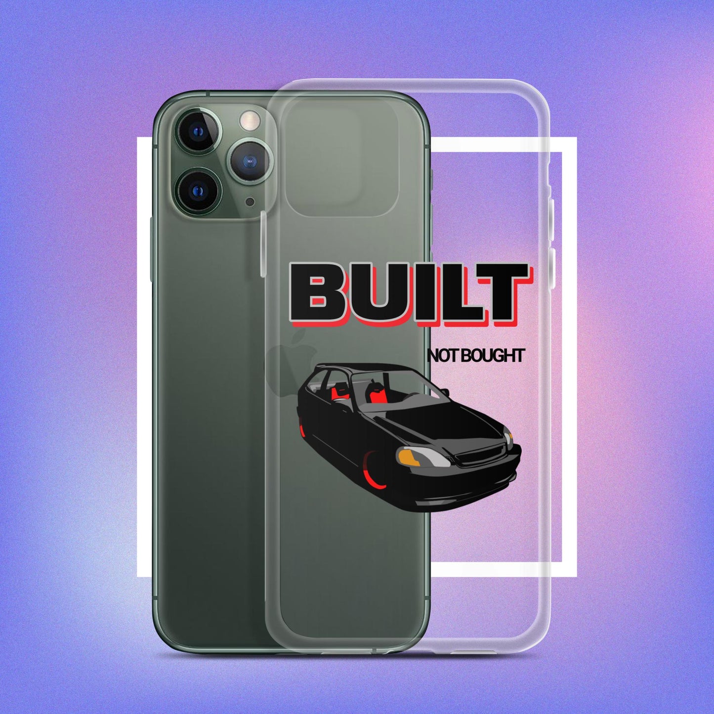 iphone Clear Case cover honda civic ek hatchback