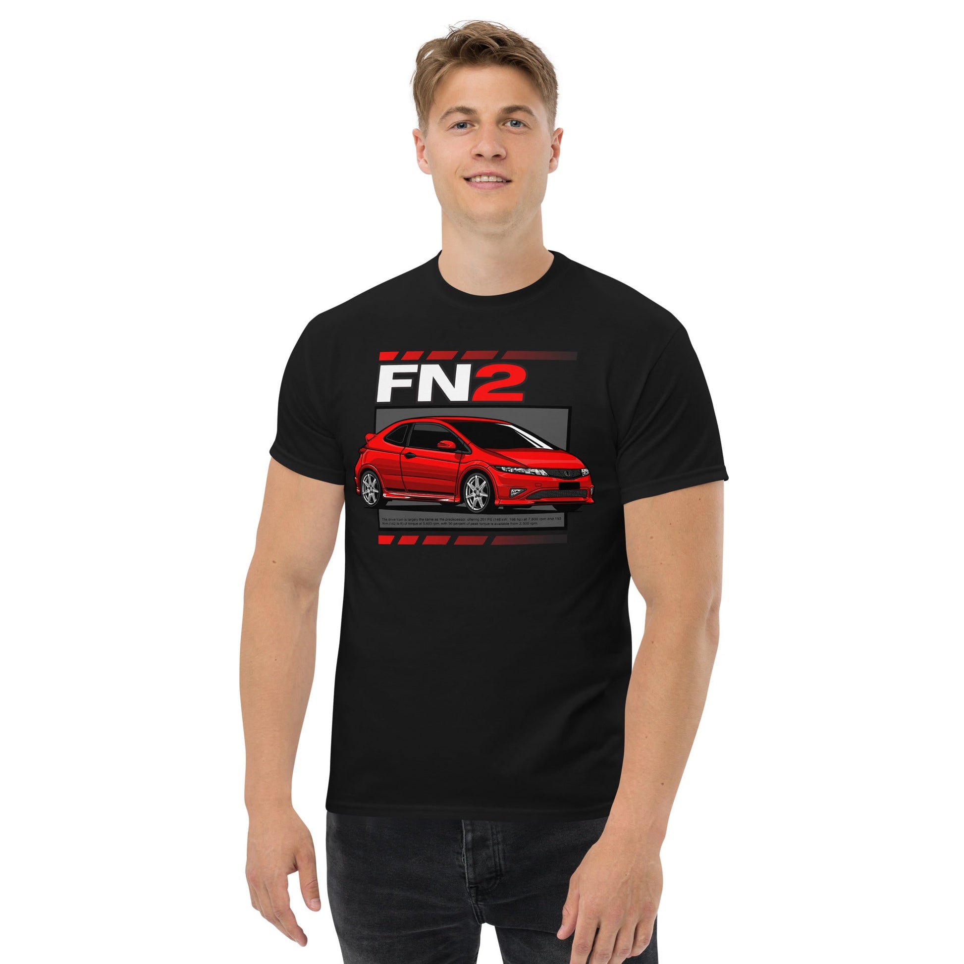 FN2 type R civic T-shirt, 100% cotton - ShopKiamond