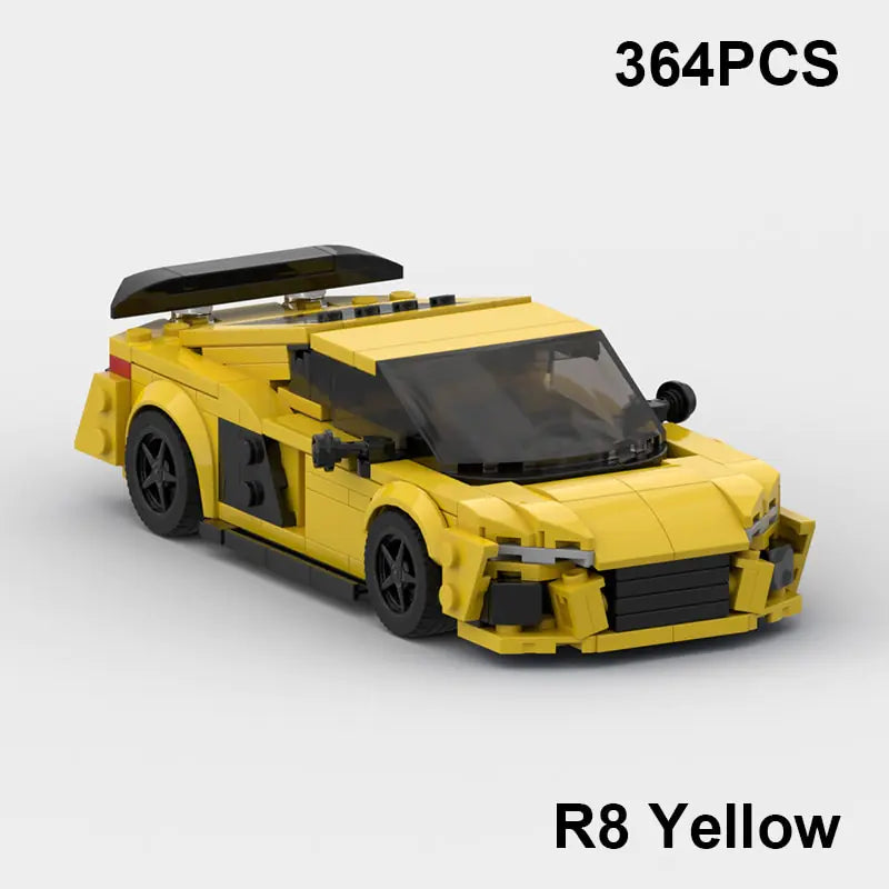 Speed r8 r7 rs6 rs7 Sports gt8 Car Building Blocks toy