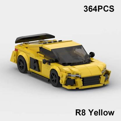 Speed r8 r7 rs6 rs7 Sports gt8 Car Building Blocks toy